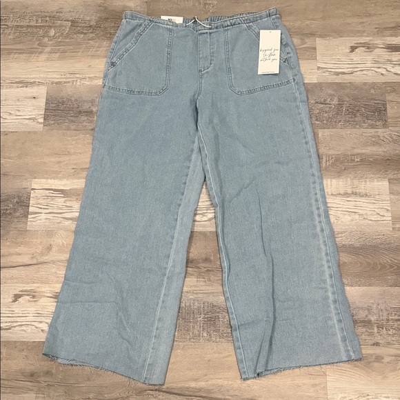Vanilla Star Denim - Vanilla Star Ultra Cozy Wide Leg Women's Light Blue Jeans